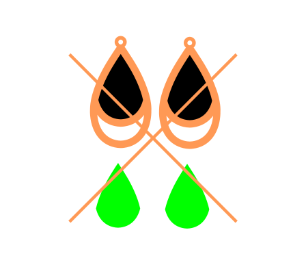 Abalone Inlay Earring File 17