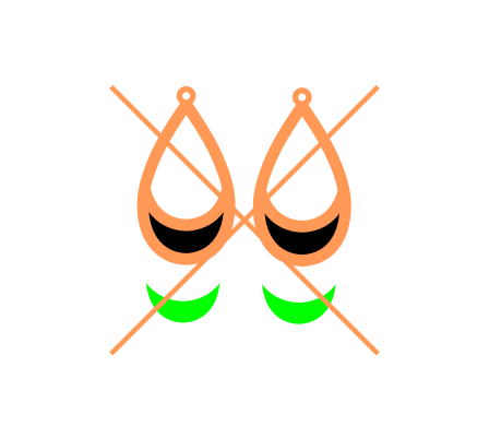 Abalone Inlay Earring File 18