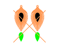 Abalone Inlay Earring File 32