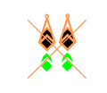Abalone Inlay Earring File 44