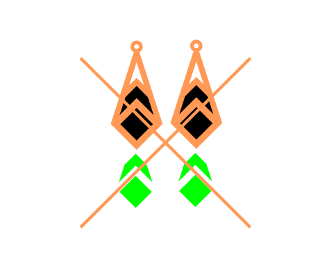 Abalone Inlay Earring File 44