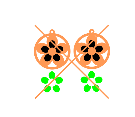 Abalone Inlay Earring File 45