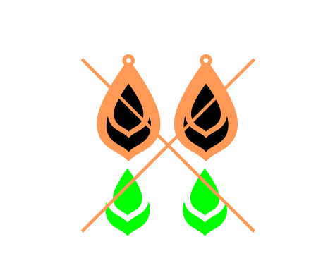 Abalone Inlay Earring File 53