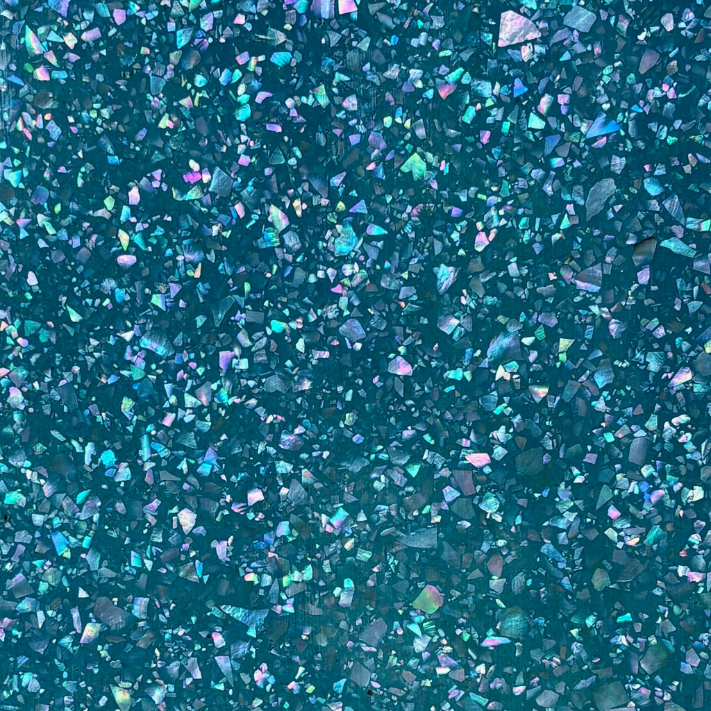 Ice Blue Star Flake Abalone Sheet