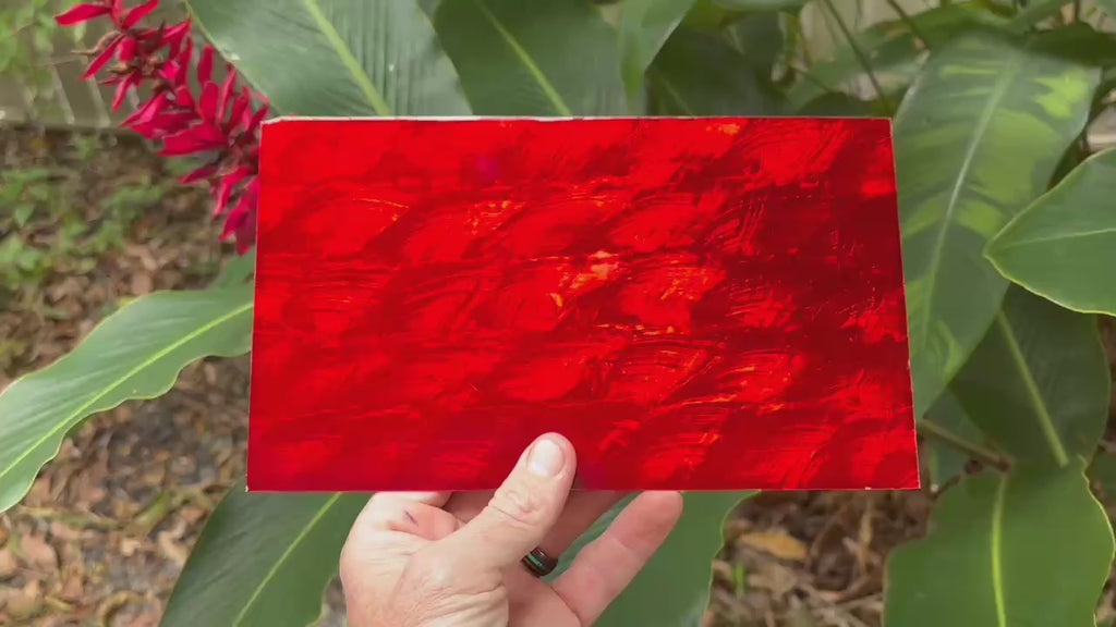 Red Angel Wing Abalone Sheet